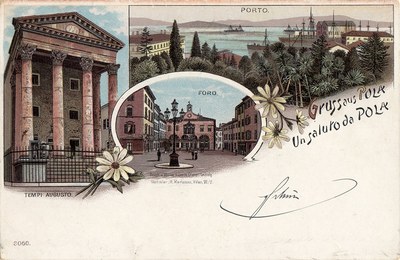 Gruss aus Pola = Un saluto da Pola