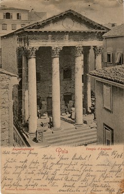 Pola : Augustustempel = Tempio d'Augusto