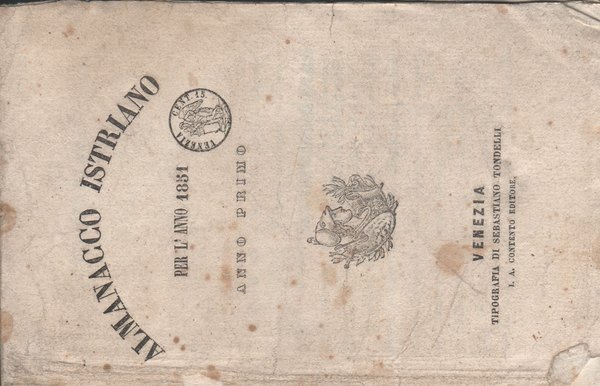 Almanacco istriano : per l’anno 1851 : anno primo