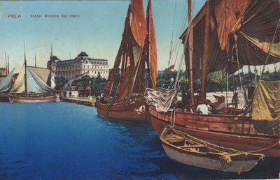 Pola : Hotel Riviera dal mare