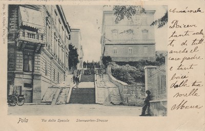 Pola : Via della Specola = Sternwarten Strasse