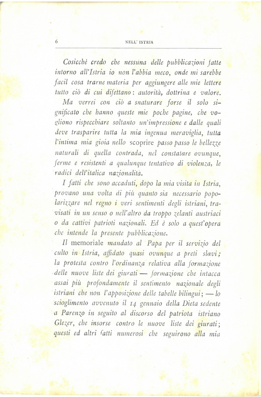 Nell'Istria : con quindici illustrazioni dal vero · Str. 6