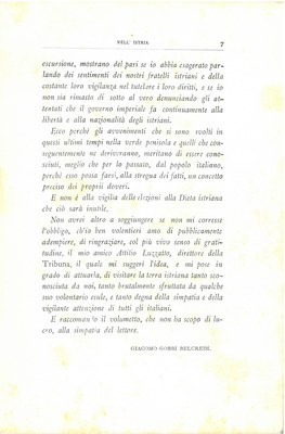 Nell'Istria : con quindici illustrazioni dal vero · Str. 7
