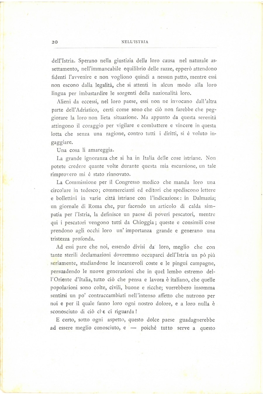 Nell'Istria : con quindici illustrazioni dal vero · Str. 20