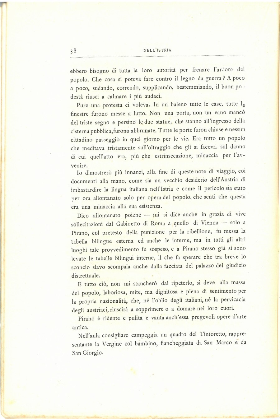 Nell'Istria : con quindici illustrazioni dal vero · Str. 38