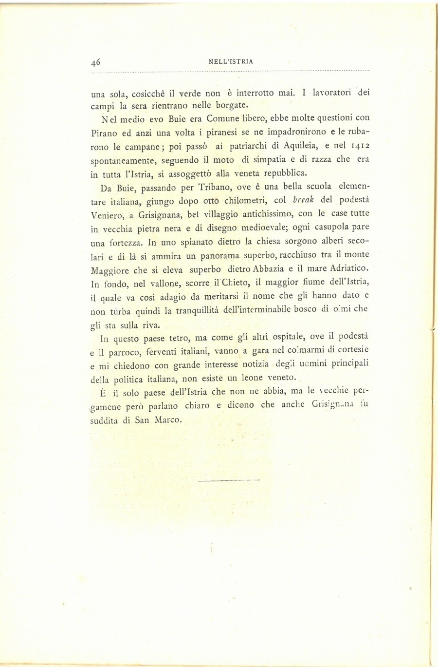 Nell'Istria : con quindici illustrazioni dal vero · Str. 46