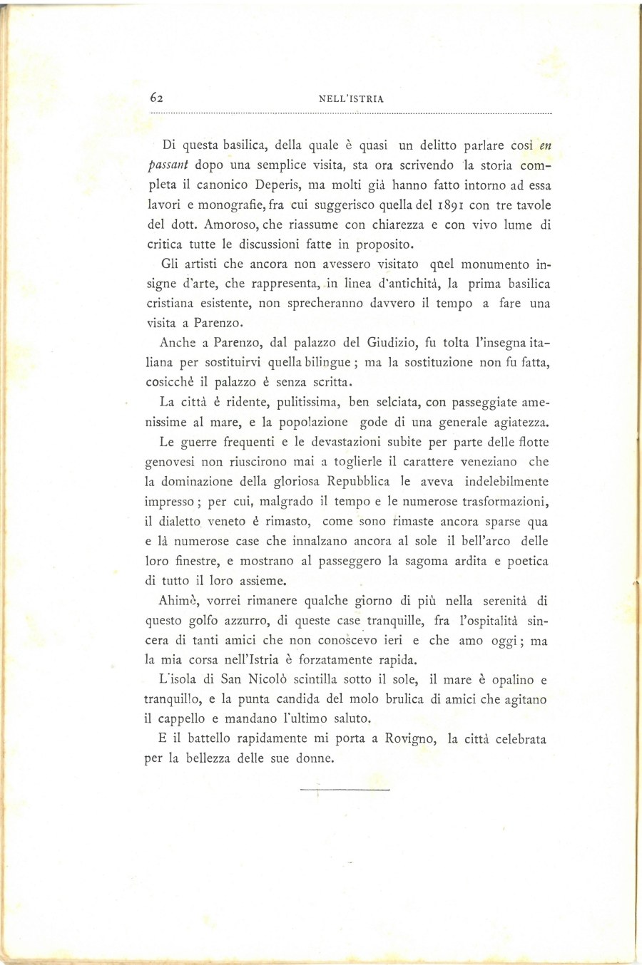 Nell'Istria : con quindici illustrazioni dal vero · Str. 62