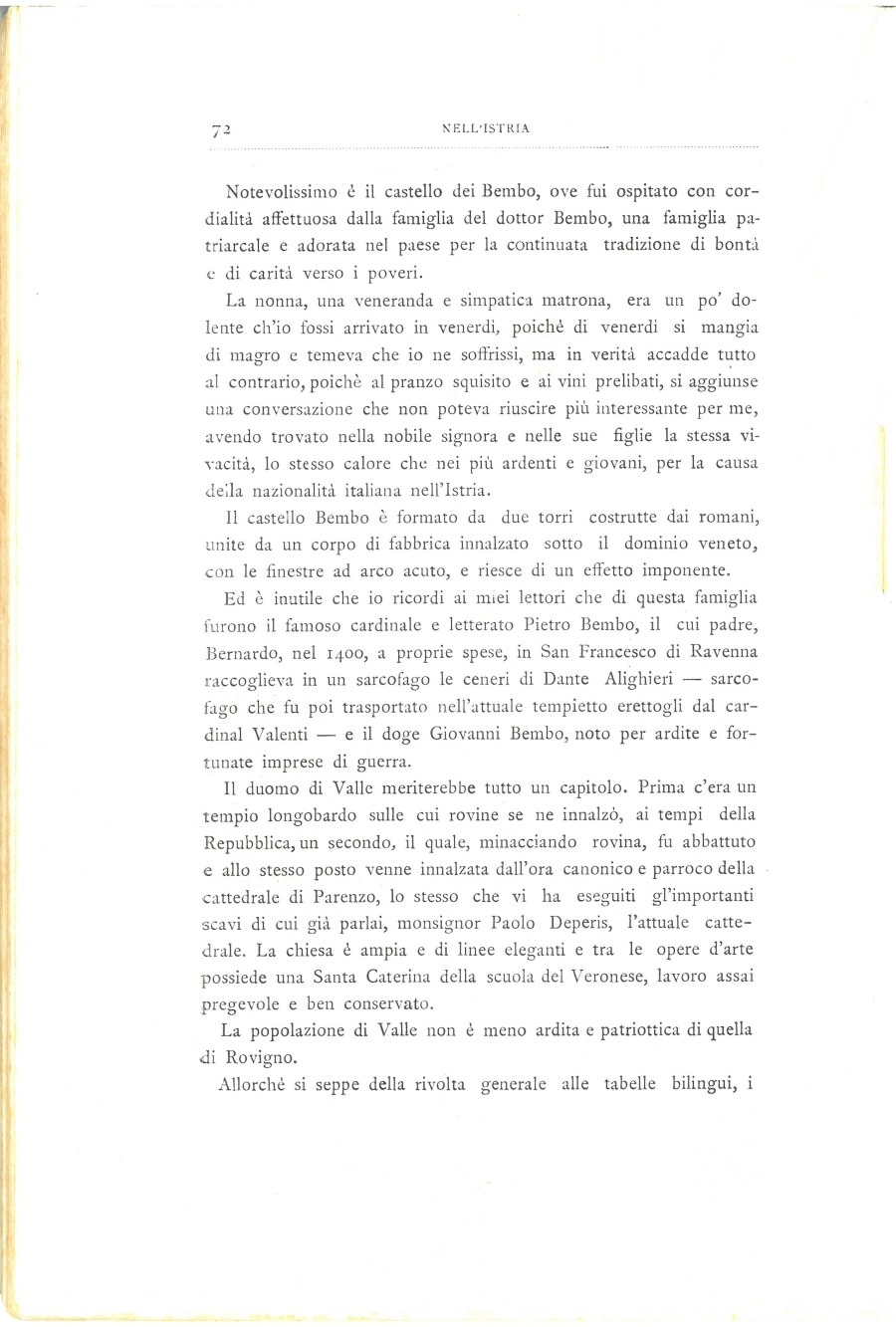 Nell'Istria : con quindici illustrazioni dal vero · Str. 72