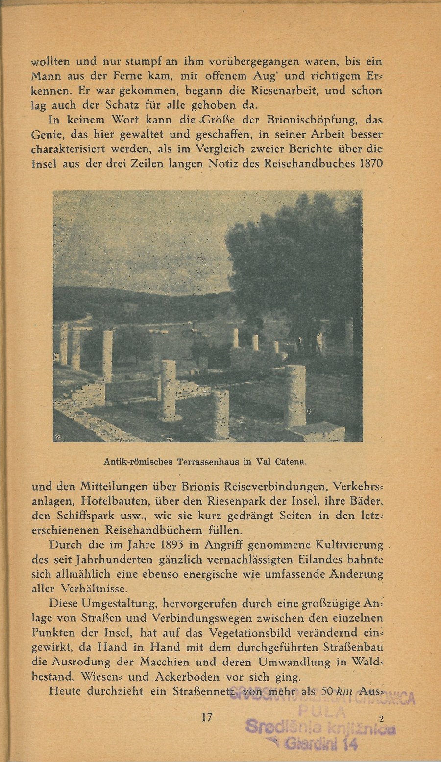 Führer durch Brioni · Str. 19