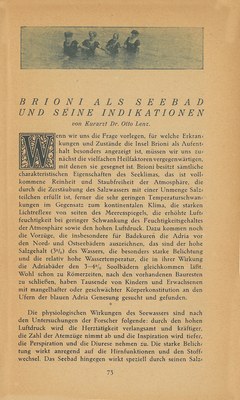 Führer durch Brioni · Str. 75