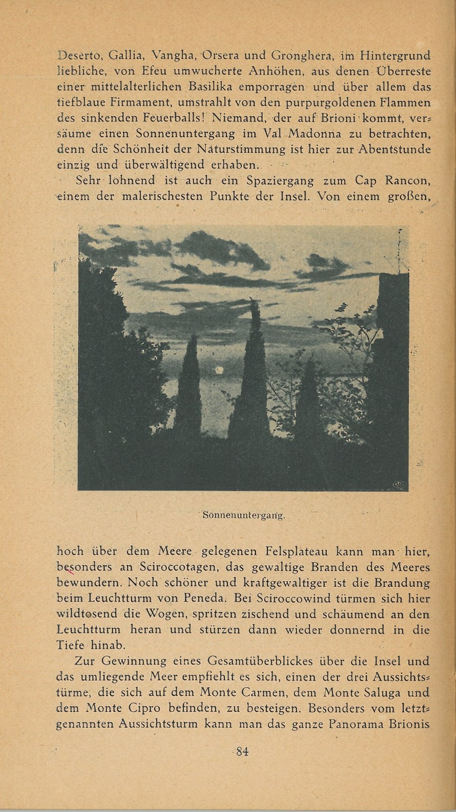 Führer durch Brioni · Str. 86