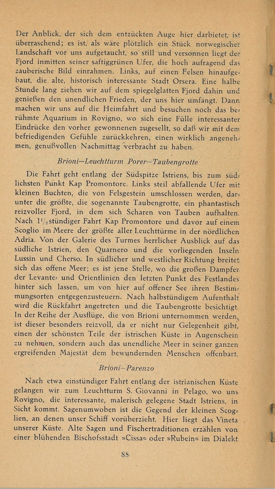 Führer durch Brioni · Str. 90