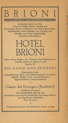 Führer durch Brioni · Str. 96