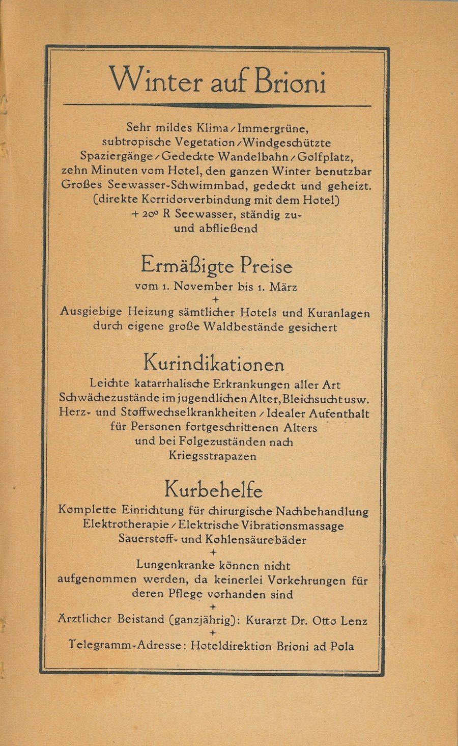 Führer durch Brioni · Str. 97
