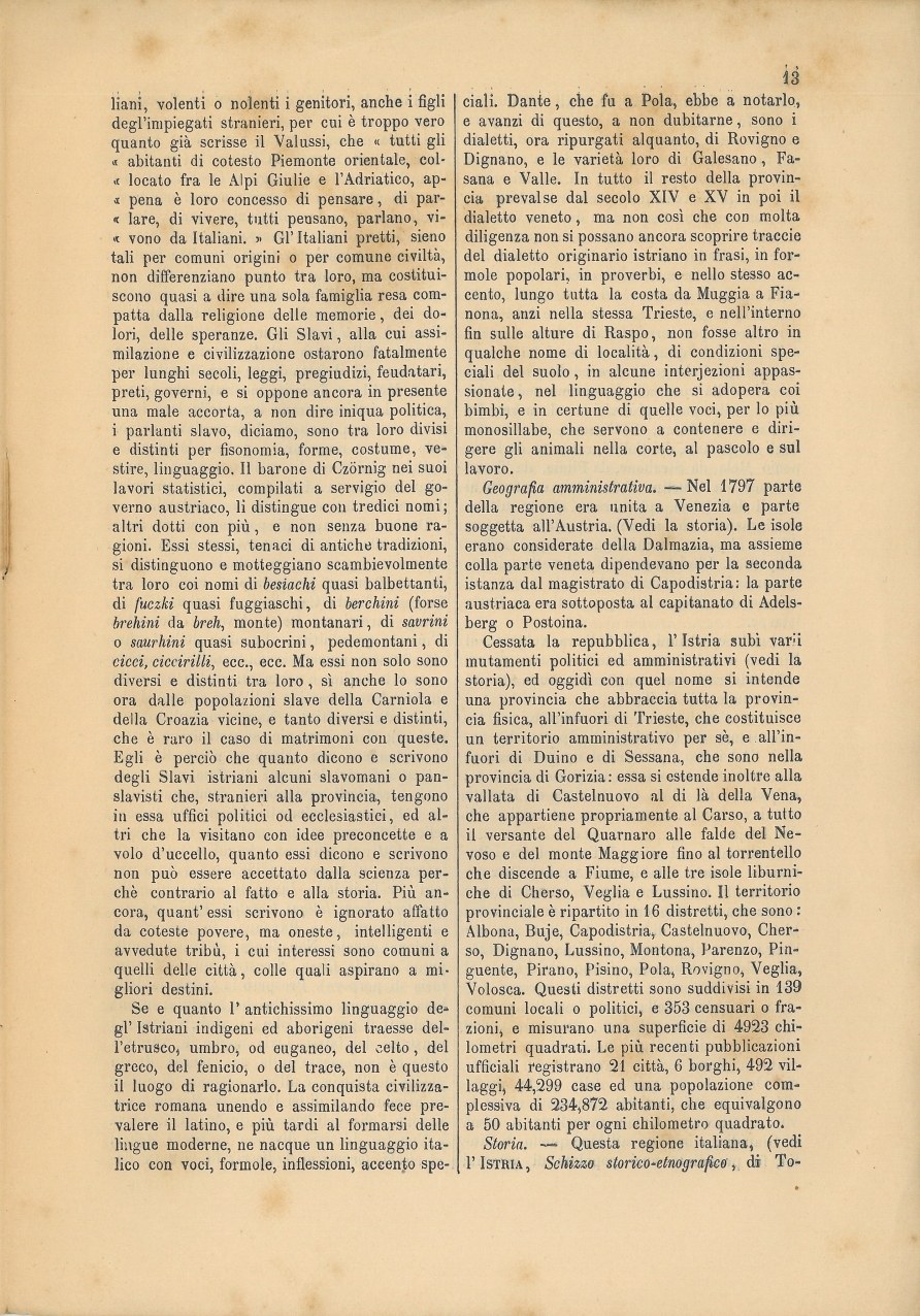 L'Istria · Str. 13