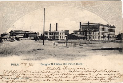 Pola : Scoglio S. Pietro = (St. Peter-Insel)