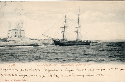 Pola : Faro "Punta Peneda" = Leuchtthurm "Punta Peneda"