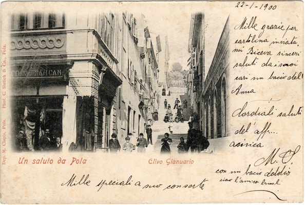 Un saluto da Pola : Clivo Gianuario