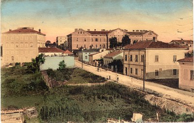 [Pola : I. r. caserma del Landwehr = K. k. Landwehrkaserne]