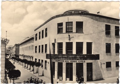 [Pola : Via Campo Marzio e Palazzo Genio Civile