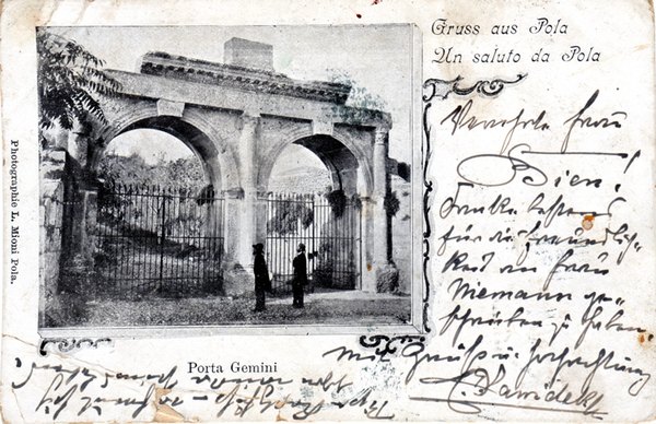 Gruss aus Pola = Un saluto da Pola : Porta Gemini