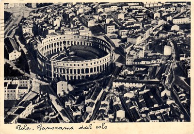 Pola : panorama dal volo