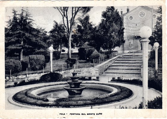 Pola : fontana sul Monte Zaro