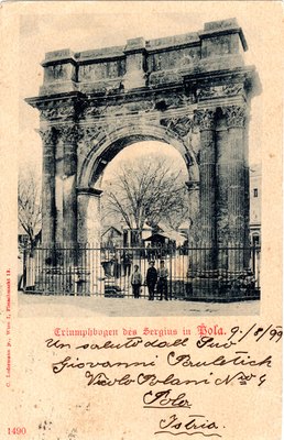 Triumphbogen des Sergius in Pola