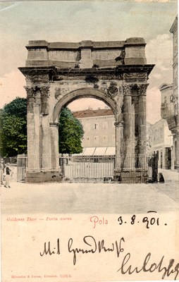 Pola : Goldenes Thor = Porta aurea