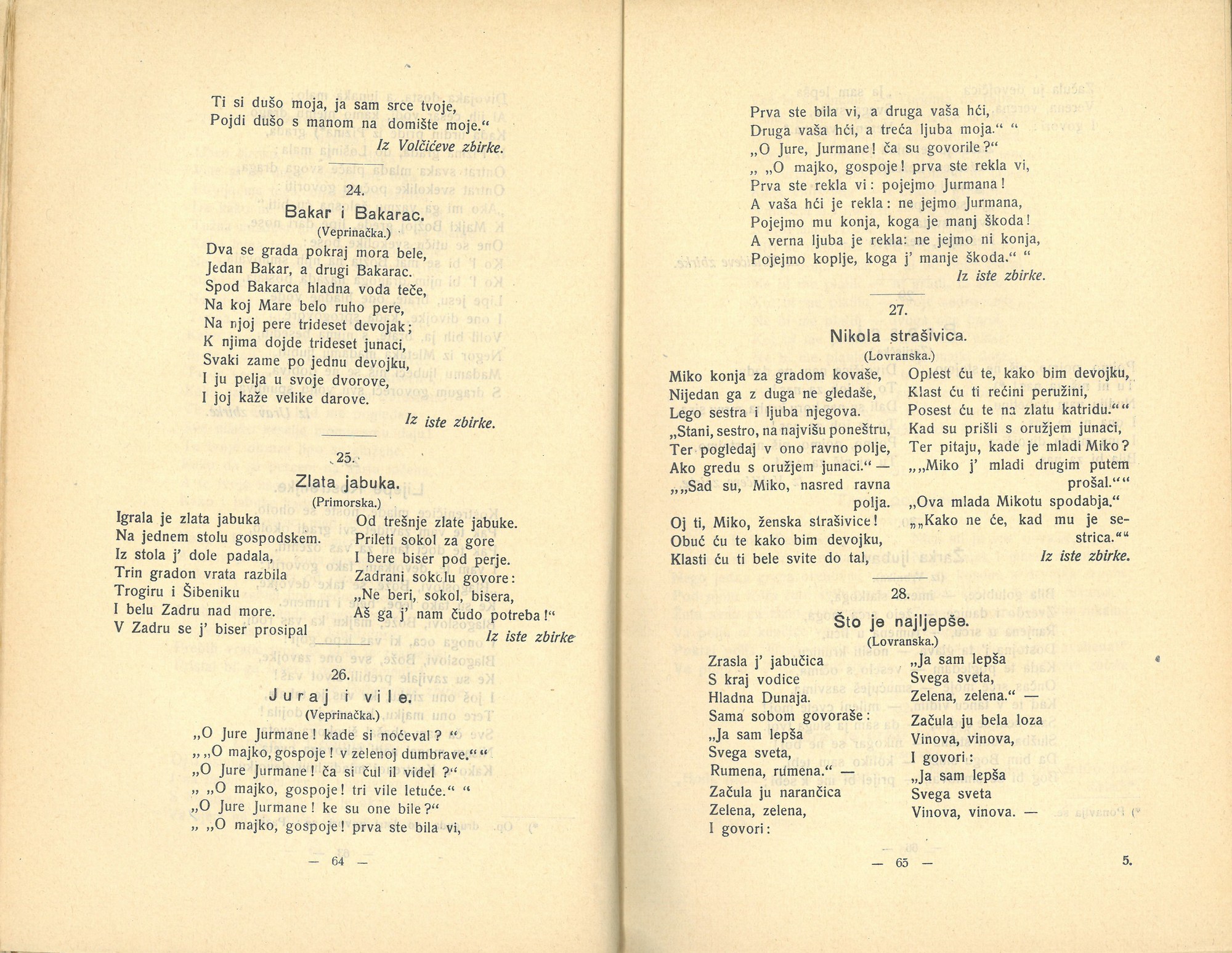 Istarske narodne pjesme · Str. 33