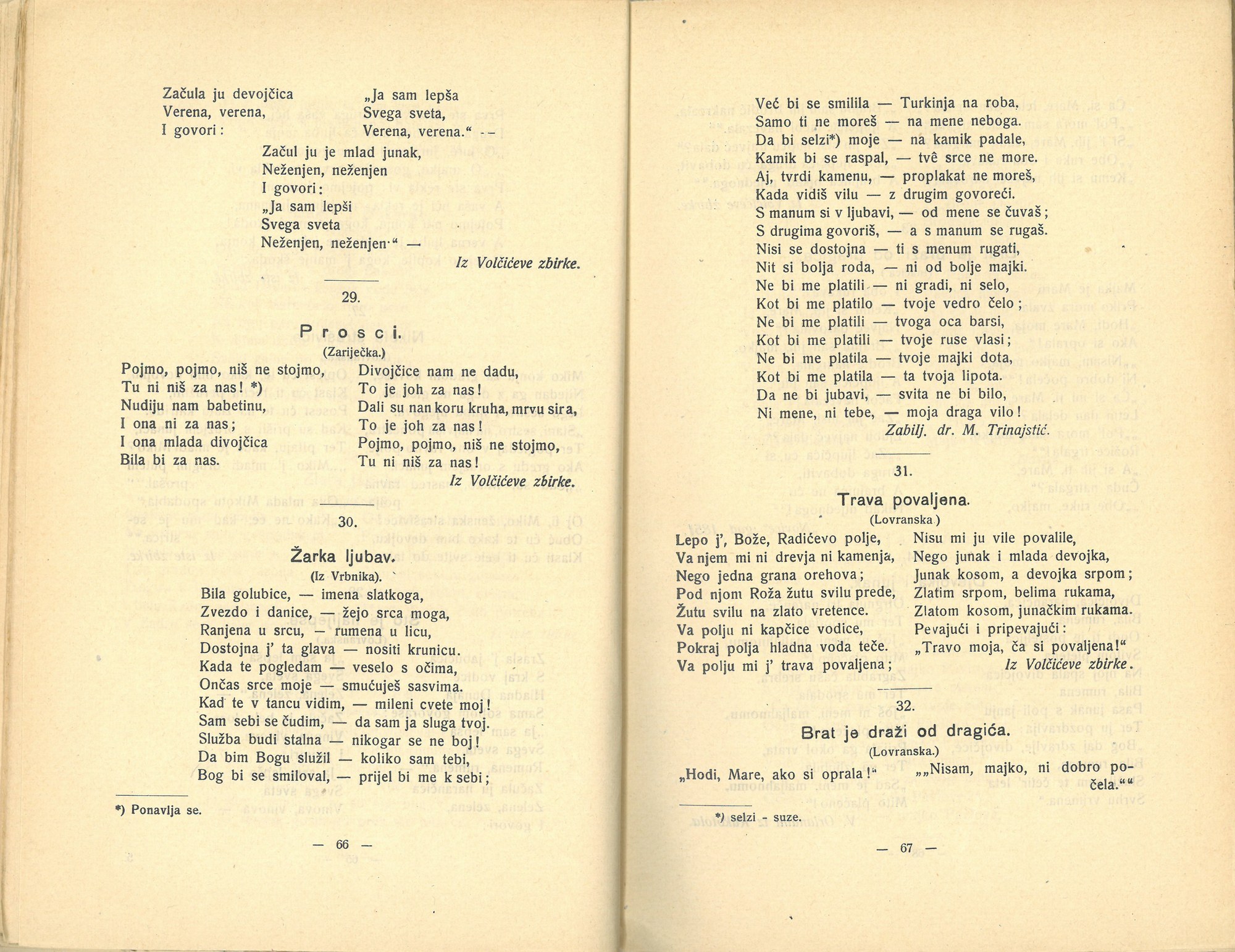 Istarske narodne pjesme · Str. 34