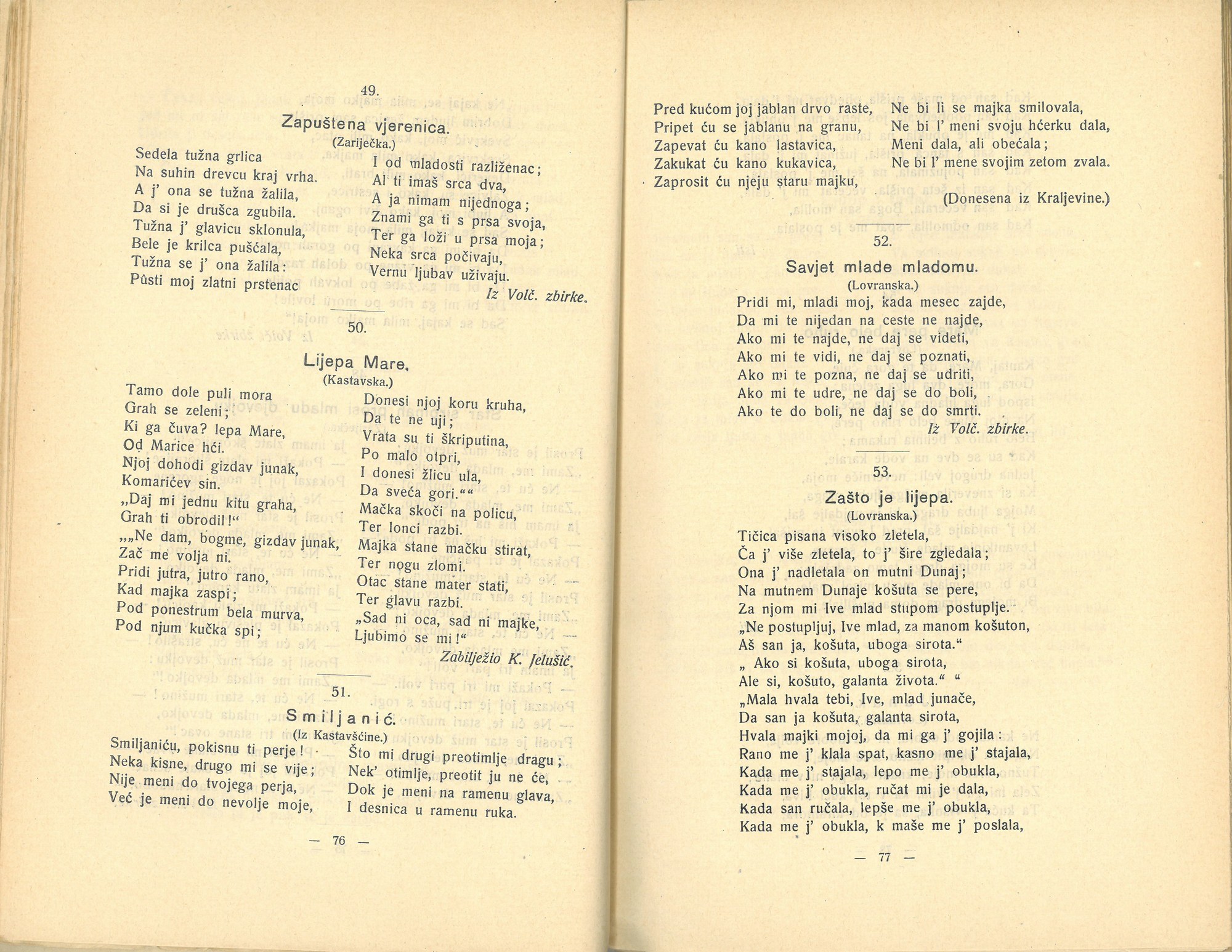 Istarske narodne pjesme · Str. 39
