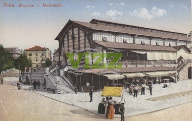 Pola: Mercato = Markthalle lice