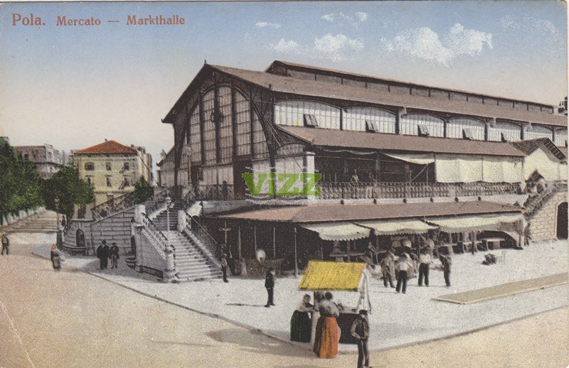Pola: Mercato = Markthalle lice