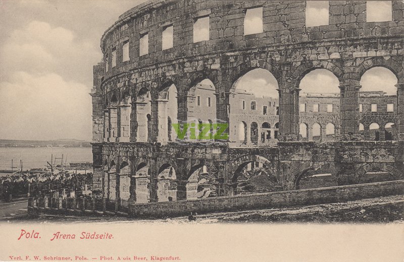 Pola: Arena südseite lice